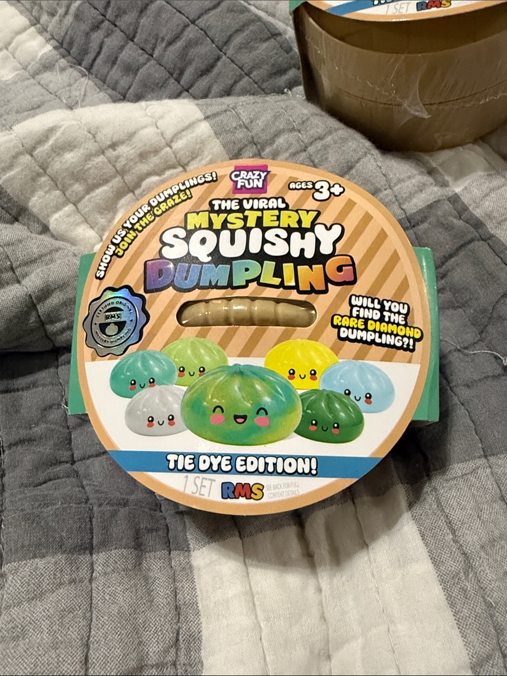 Confirmed RARE and UNOPENED Mystery Squishy Dumpling Tie Dye Edition